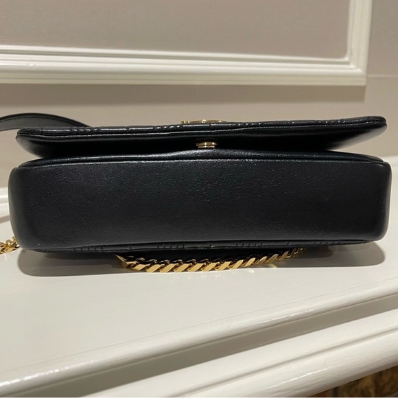 Burberry Black Quilted Leather Lola Shoulder Bag - Picture 3 of 6